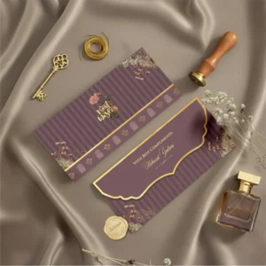 Luxury Money Envelope | Aesthetic Rose Coral Motif