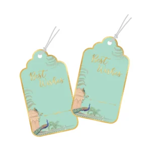 Best Wishes Tags High Quality Gold Foil Tags